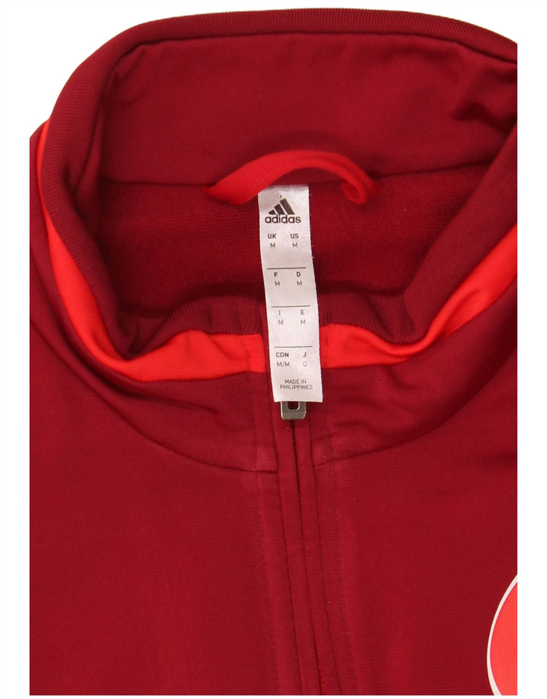 Adidas Mens FSV Trier-Tarforst Graphic Tracksuit Top Jacket Médio Vermelho