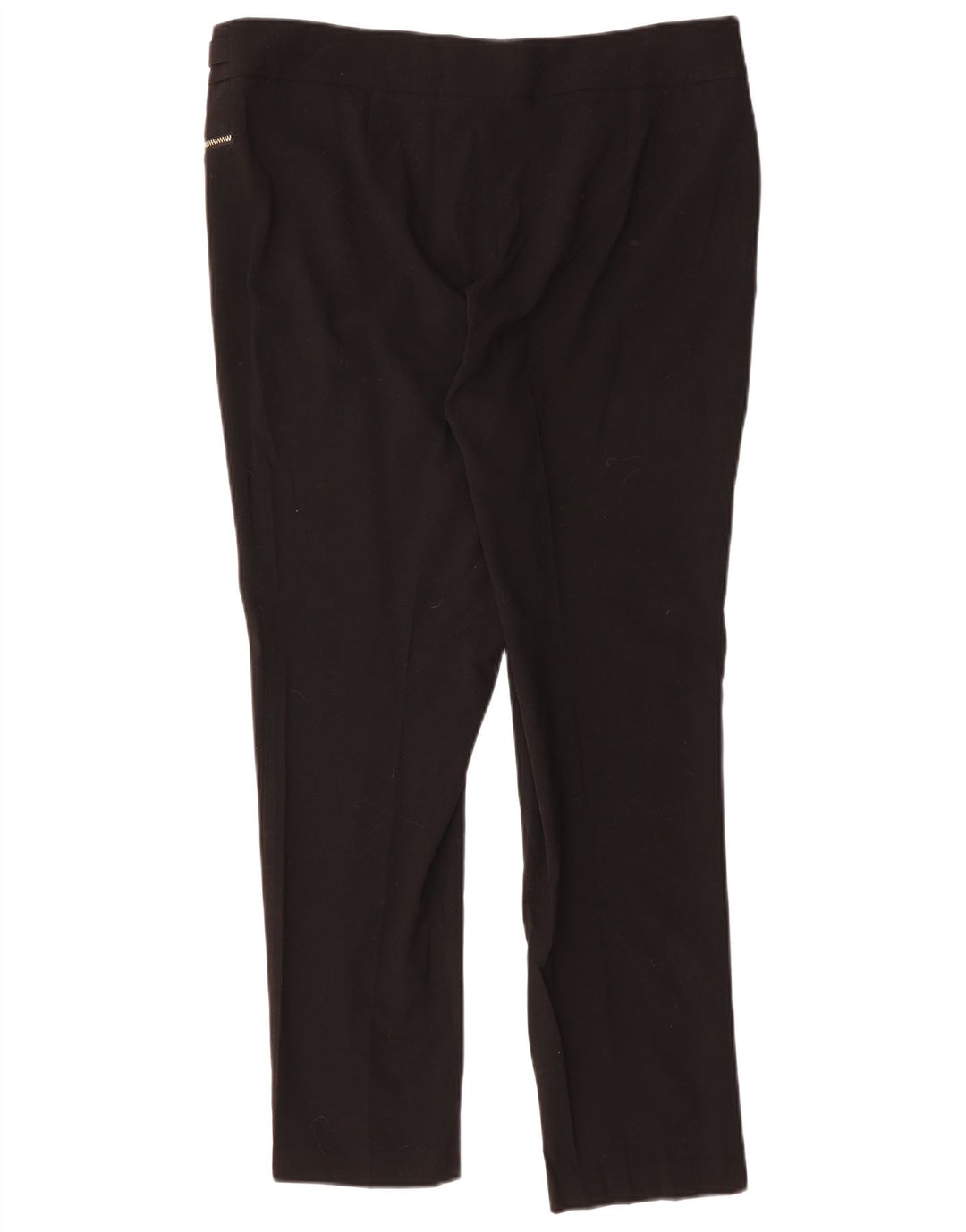 CALVIN KLEIN Calça feminina casual justa US 12 grande W36 L30 preta