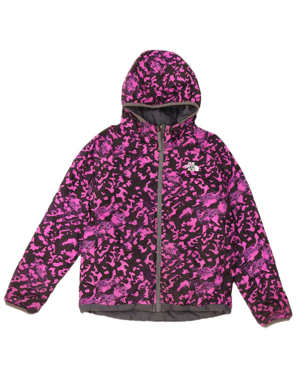Casaco reversível com capuz The North Face Girls 9-10 anos médio preto
