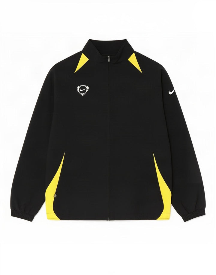 Jaqueta Nike Boys Tracksuit Top 12-13 anos grande bloco colorido preto