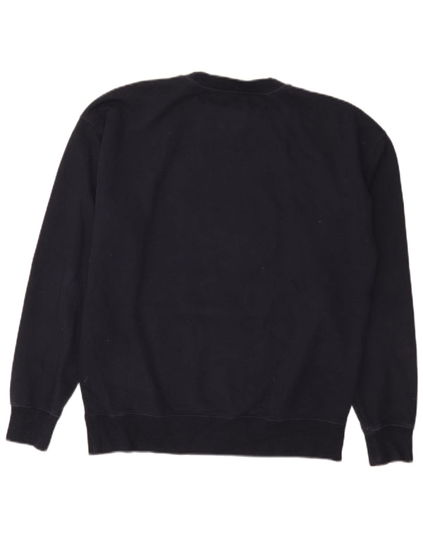 Tommy Hilfiger moletom gráfico masculino jumper XS azul marinho algodão