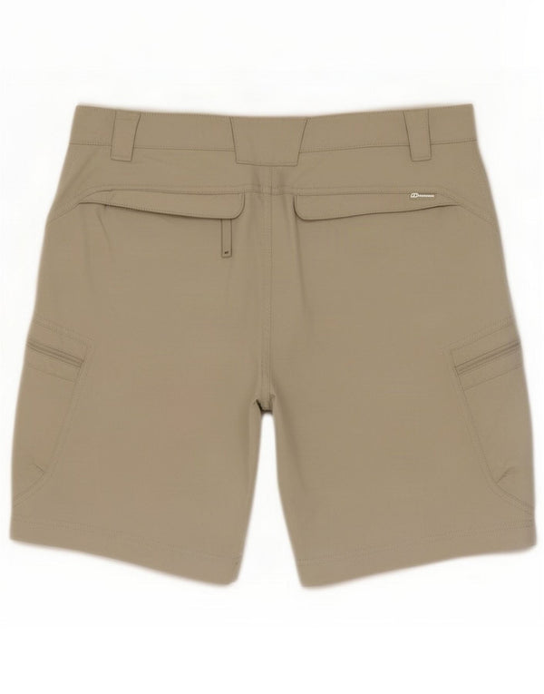 Berghaus Womens Cargo Shorts UK 12 Médio W32 Poliamida Verde