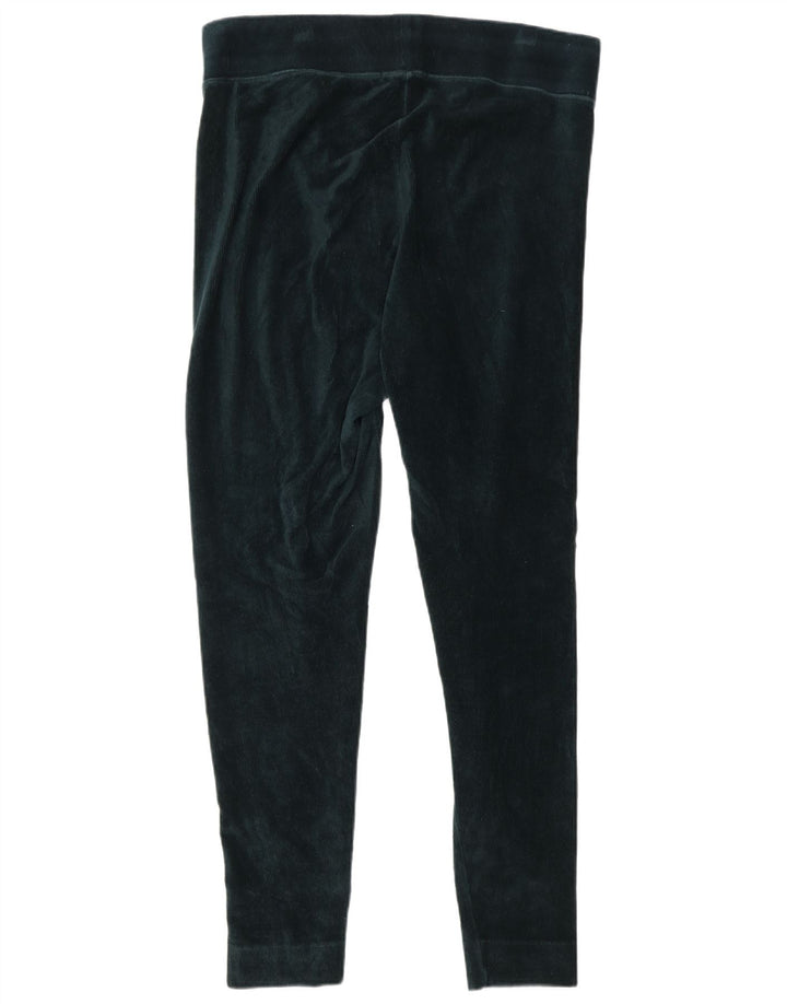 Leggings femininas de veludo Marks & Spencer UK 16 grandes verdes