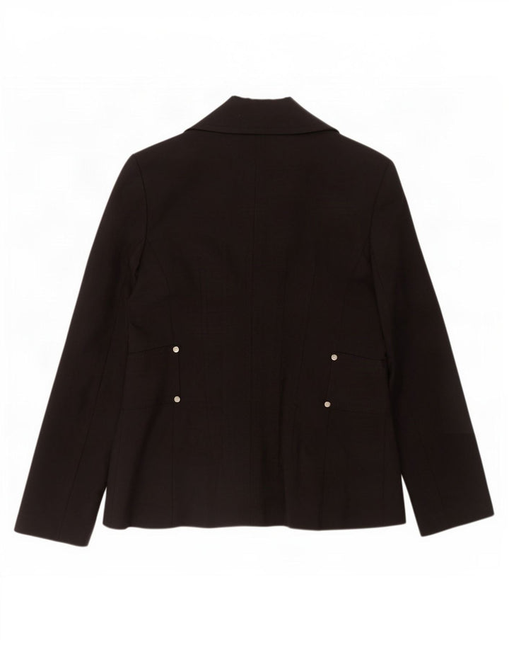 Jaqueta blazer feminina Zara EU 42 grande algodão preto