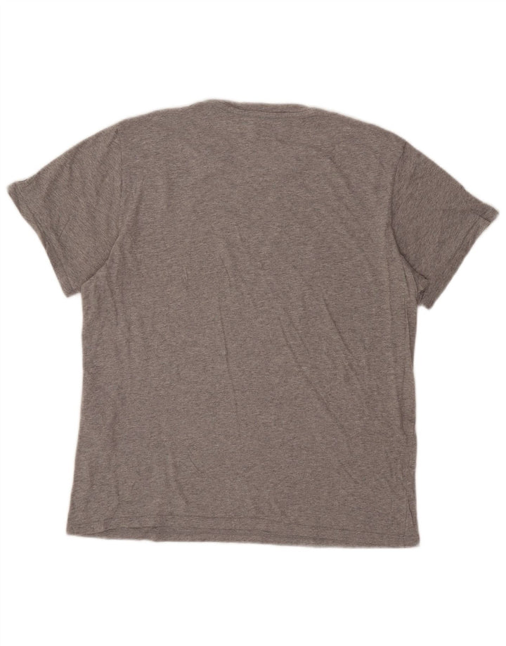 Camiseta masculina gráfica Levi's Top cinza médio algodão