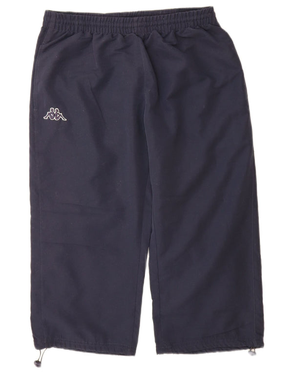 Calça de treino Kappa masculina Capri XL azul marinho poliéster