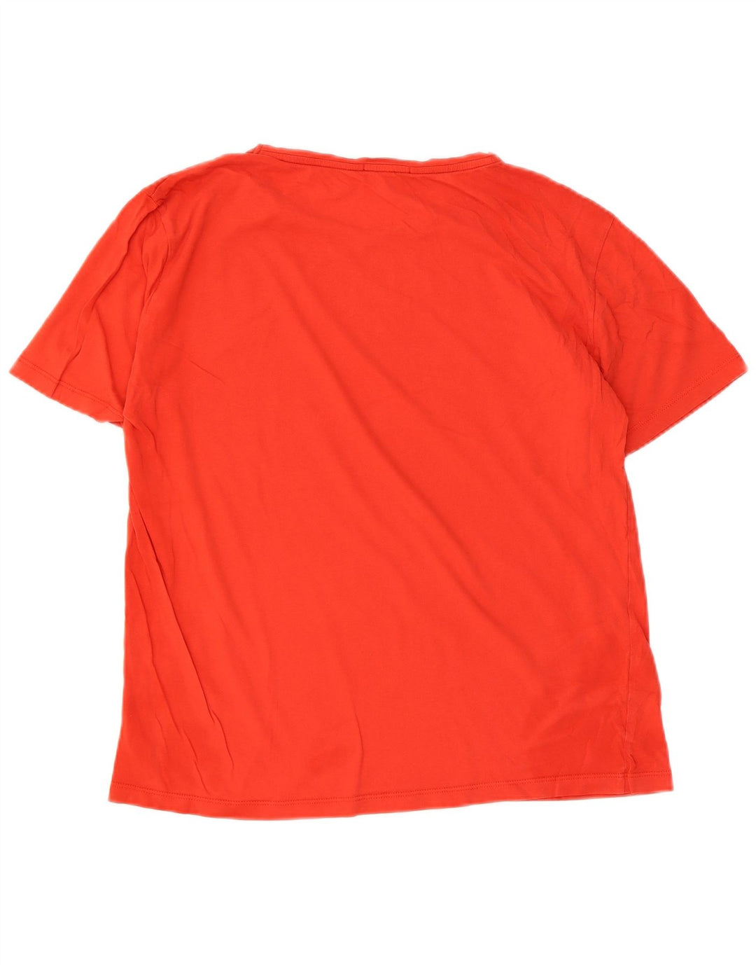 Camiseta feminina Tommy Hilfiger UK 14 algodão vermelho médio