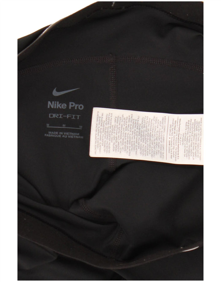 Leggings Nike Dri Fit Graphic UK 12 Médio Preto Poliéster