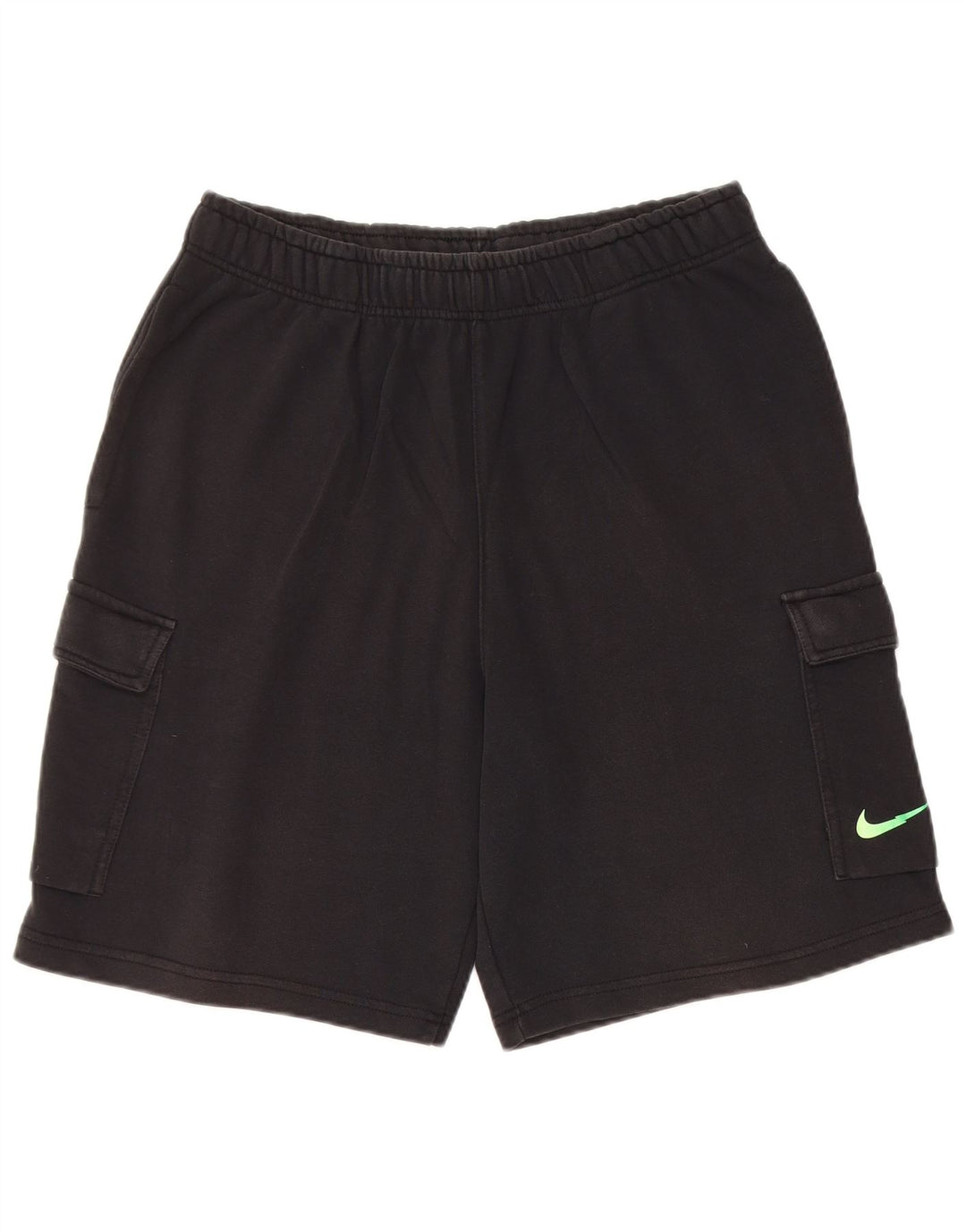 Shorts esportivos masculinos Nike Standard Fit médio algodão preto