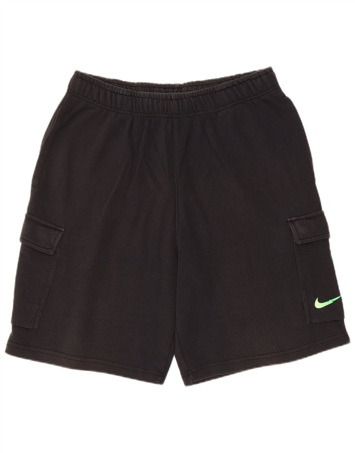 Shorts esportivos masculinos Nike Standard Fit médio algodão preto