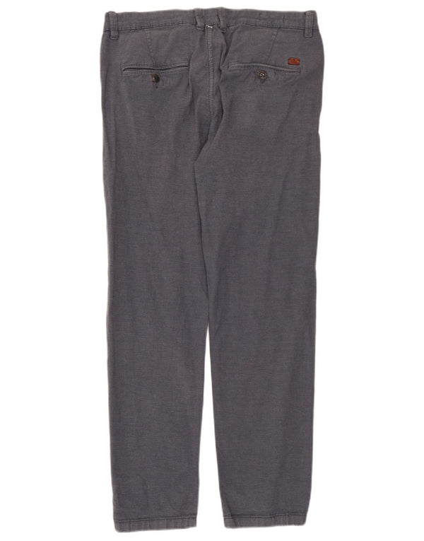 Calça masculina Jack & Jones Marco Slim Chino W32 L32 algodão cinza