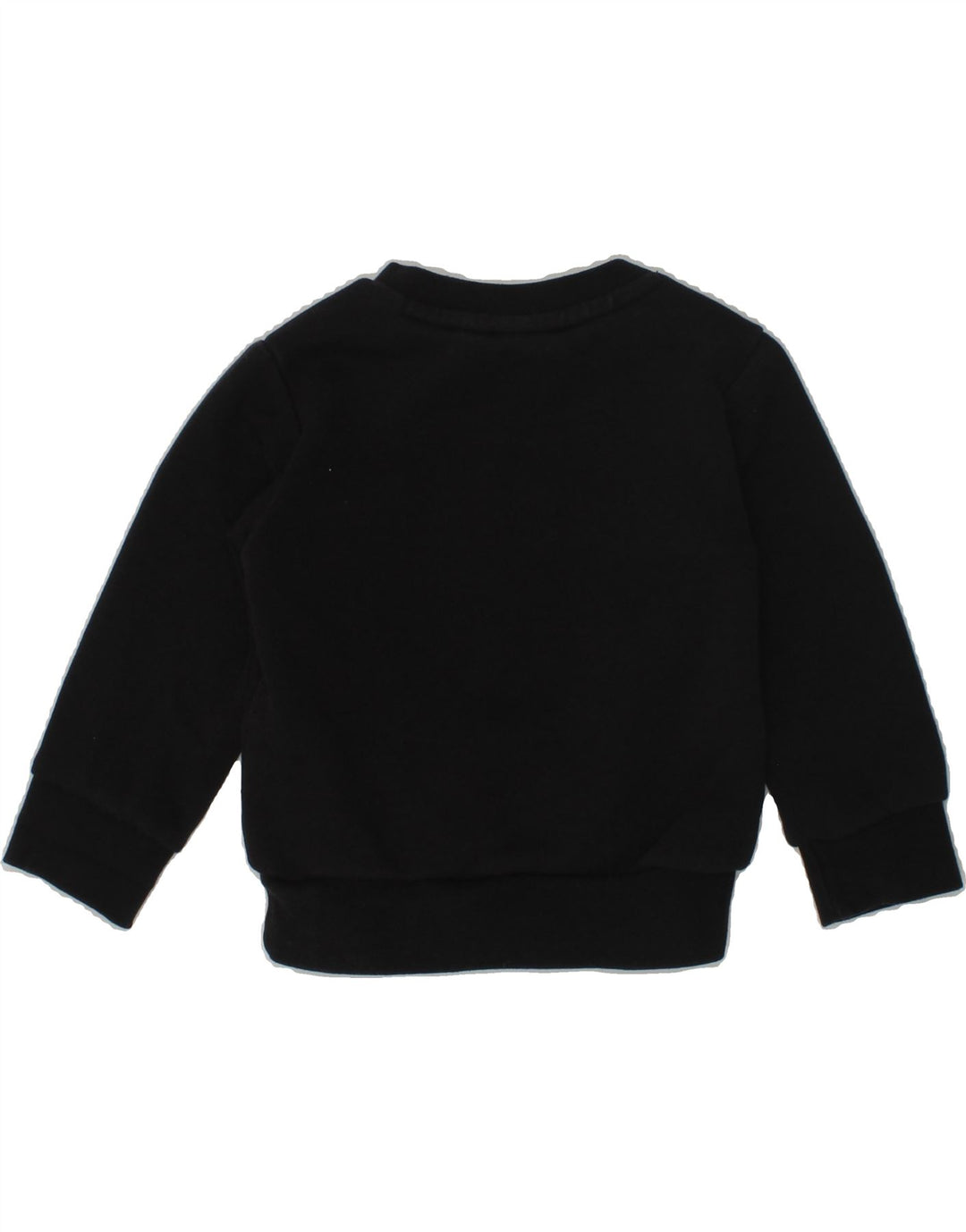 ADIDAS Baby Boys Graphic Sweatshirt Jumper 3-6 Months Black Cotton | Vintage Adidas | Thrift | Second-Hand Adidas | Used Clothing | Messina Hembry 