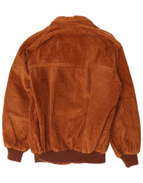 Jaqueta de veludo masculina vintage UK 40 grande marrom