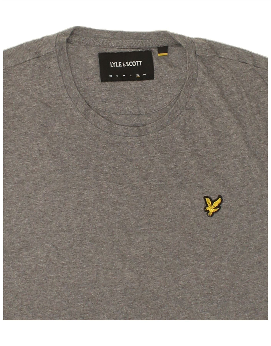 LYLE & SCOTT Womens T-Shirt Top UK 18 XL Grey Cotton Vintage Lyle & Scott and Second-Hand Lyle & Scott from Messina Hembry 