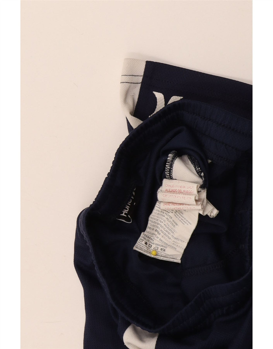 Shorts esportivos Hurley Boys 6-7 anos azul marinho poliéster colorblock