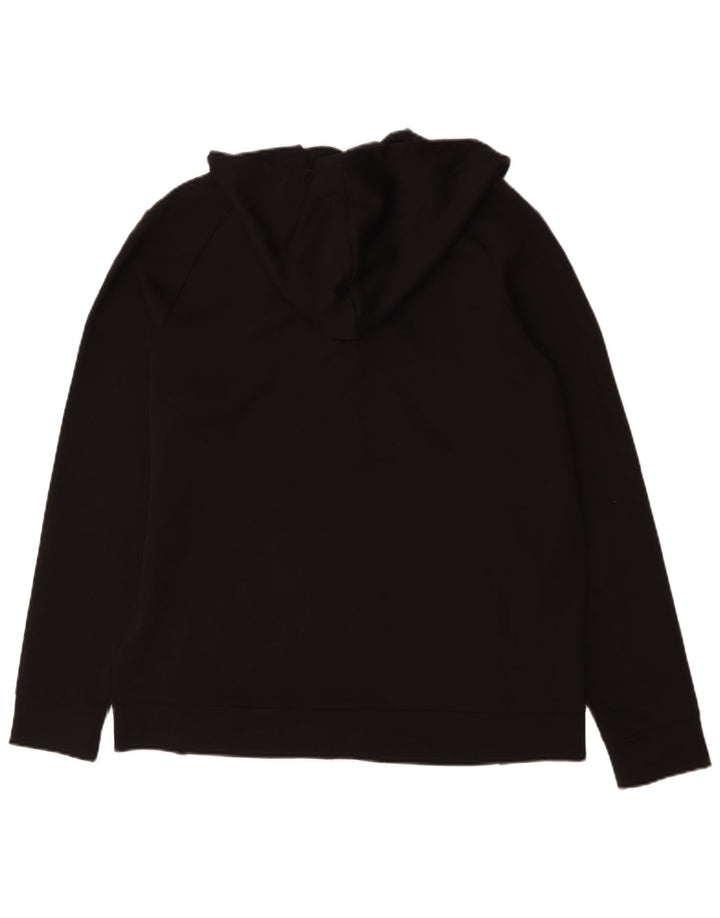 Hugo Boss Suéter masculino com capuz e zíper XL poliéster preto