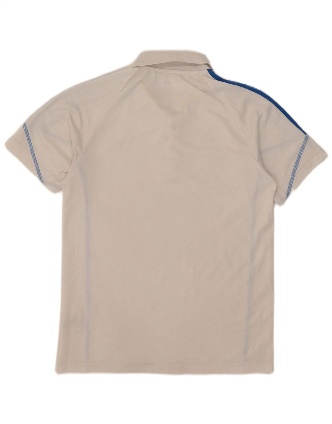 ADIDAS Mens Climalite Polo Shirt Pequeno Poliéster Branco