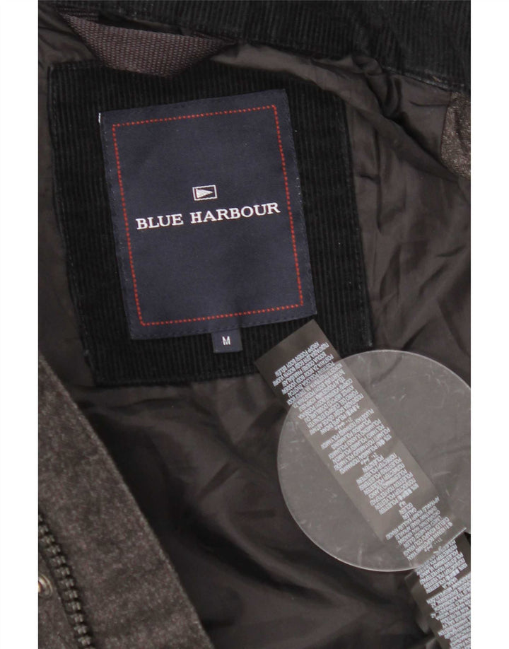 Jaqueta utilitária acolchoada masculina Marks & Spencer Blue Harbor Reino Unido 38 cinza médio