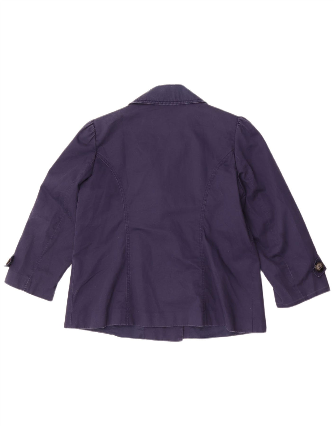 Casaco curto feminino Marks & Spencer Reino Unido 14 médio azul marinho