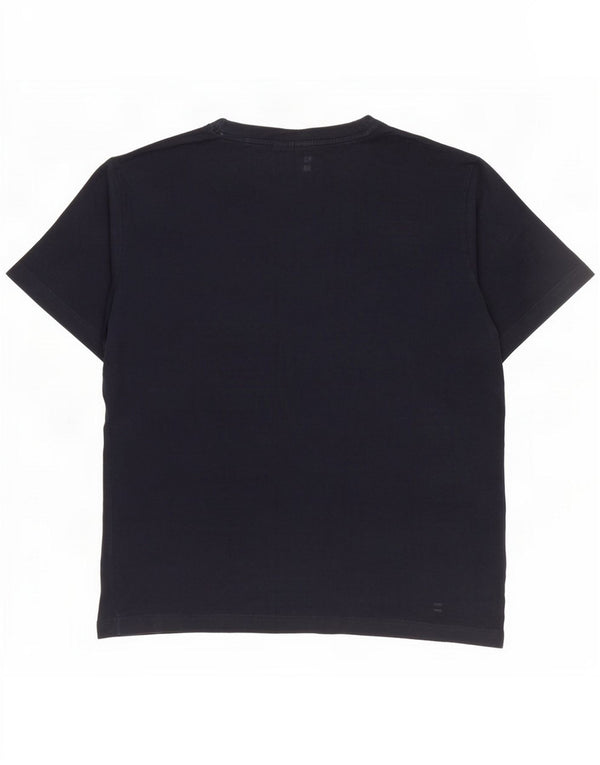 Kappa Camiseta masculina Top grande algodão azul marinho