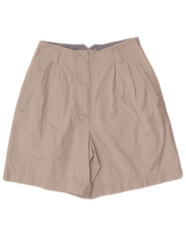 Shorts chino feminino Ann Taylor Pegged EUA 2 XS W24 algodão branco