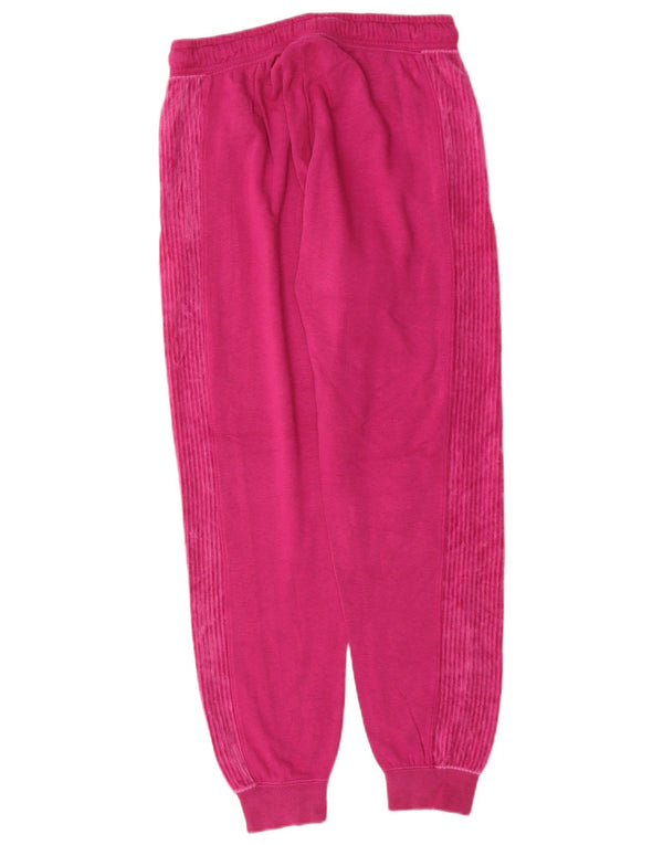 Calça de treino feminina Nike Joggers UK 10 pequeno algodão rosa
