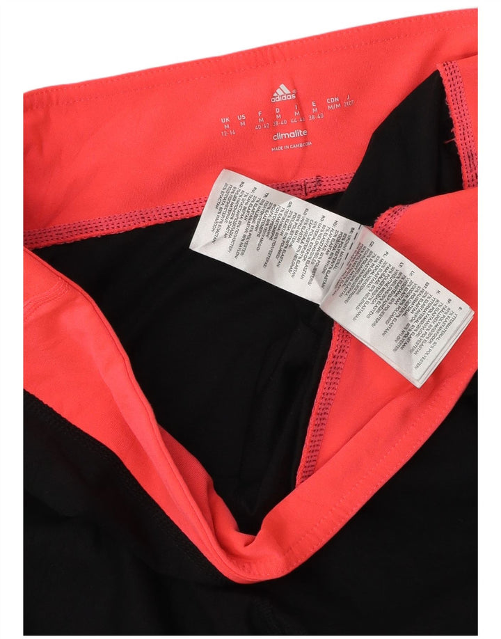 Adidas Womens Climalite Leggings UK 12/14 Médio Preto Poliéster