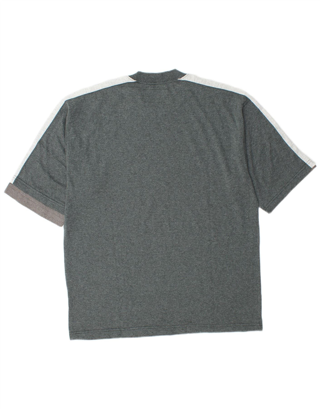 Suéter masculino Diadora com gola redonda e gola redonda cinza médio