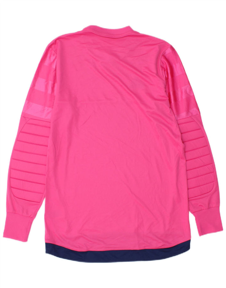 Adidas Mens Climalite Camiseta Top Pequena Listrada Rosa Poliéster