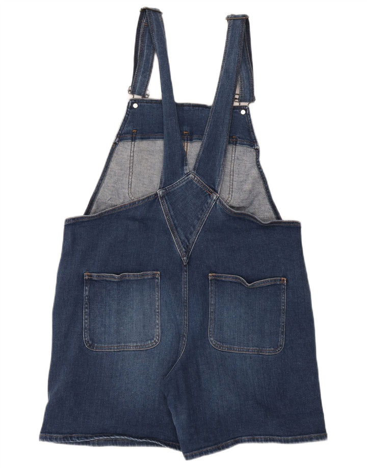 Shorts jeans feminino FAT FACE Dungarees UK 16 grande W38 algodão azul