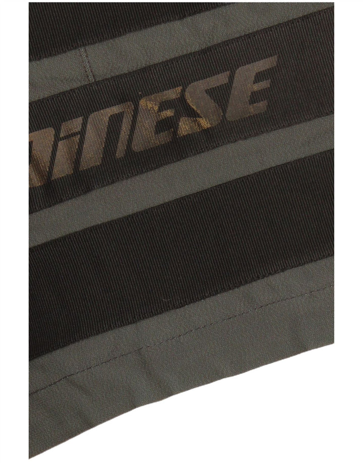 Jaqueta masculina Dainese Graphic Racer IT 52 grande bloco colorido cinza nylon