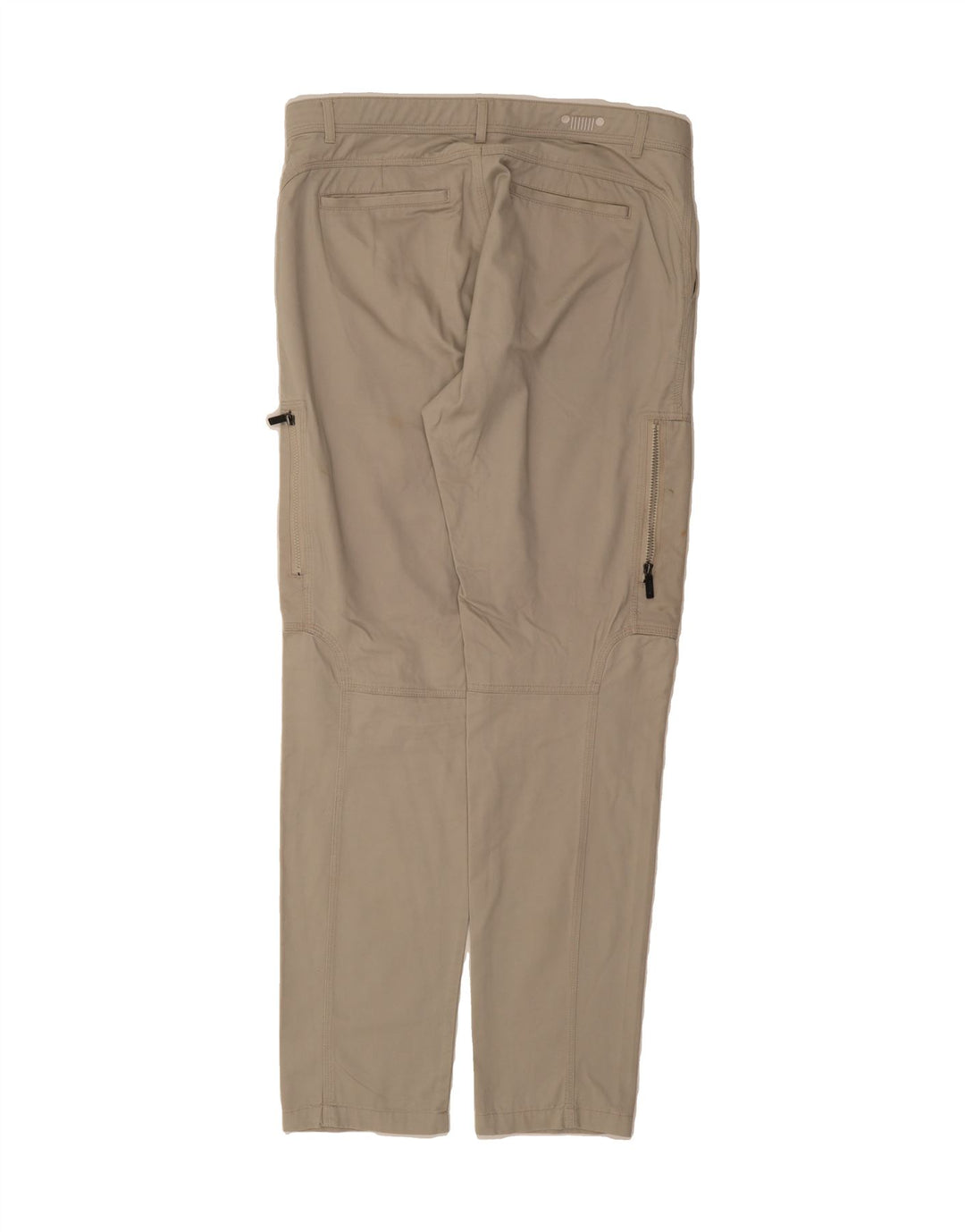 JEEP Mens Straight Cargo Trousers IT 52 XL W36 L34 Beige Cotton Vintage Jeep and Second-Hand Jeep from Messina Hembry 
