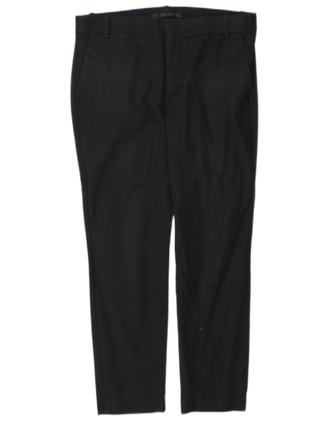 Zara Calça Chino Feminina Slim EU 38 Médio W28 L26 Azul Marinho