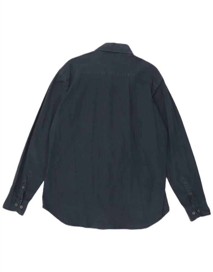Camisa masculina Avirex XL azul marinho algodão