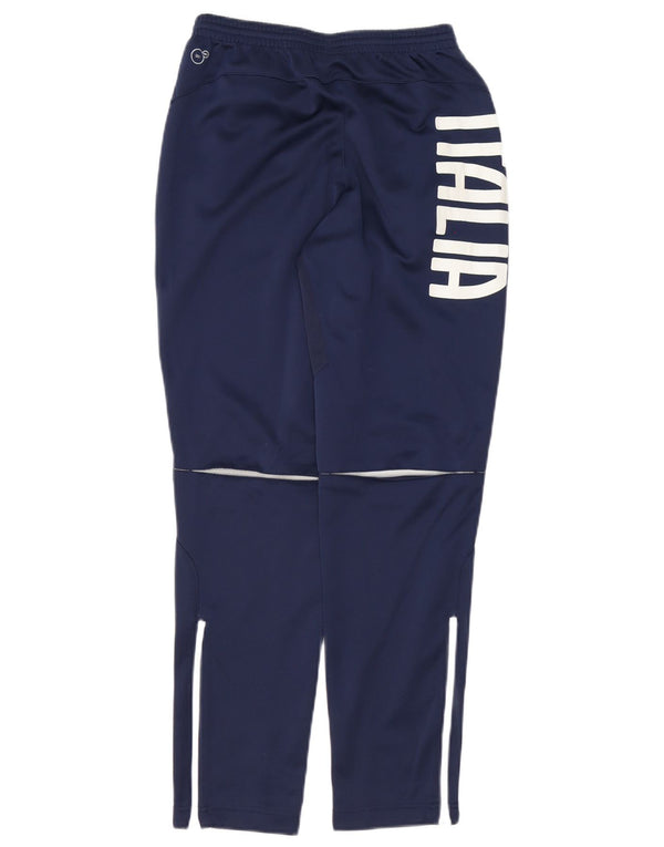 Calças de treino Puma Boys Italia Graphic 13-14 anos XL azul marinho