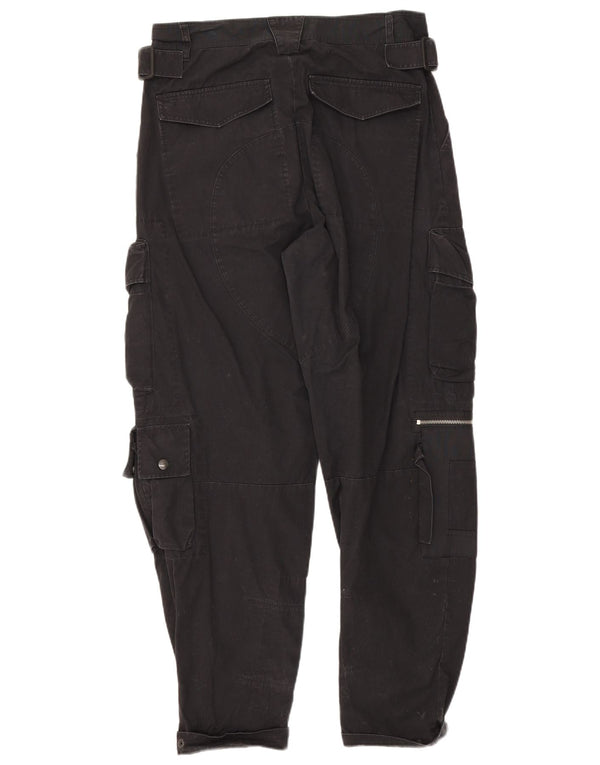 Calça Cargo Cônica Feminina Diesel W31 L30 Algodão Preto