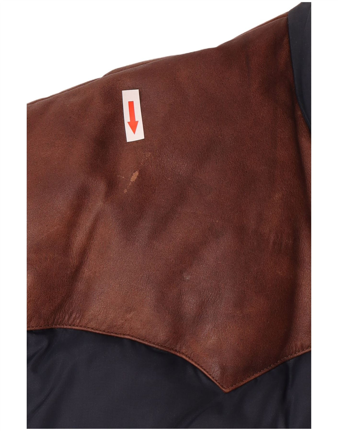 Jaqueta acolchoada masculina Rifle UK 40 grande poliamida colorblock azul marinho