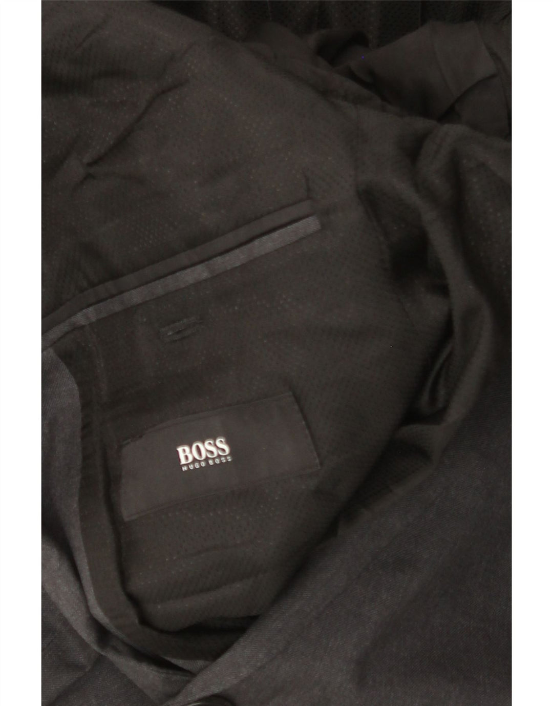 Jaqueta blazer masculina de 2 botões HUGO BOSS Reino Unido 36 pequena cinza