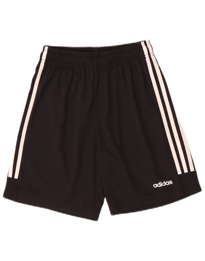Shorts esportivos masculinos ADIDAS 13-14 anos preto poliéster