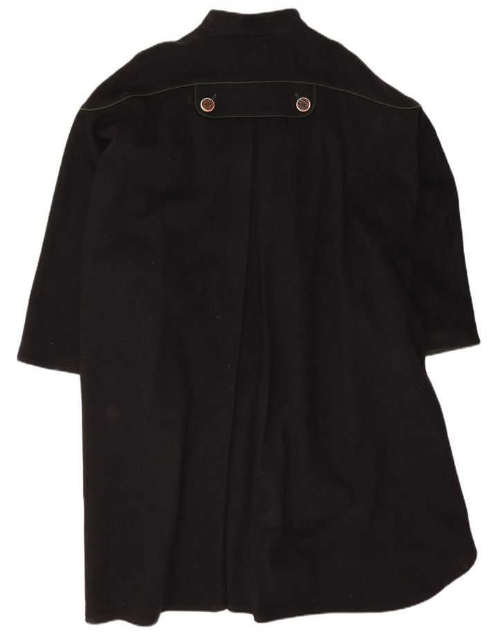 Pischl Casaco Poncho Feminino Tamanho Único Lã Preta