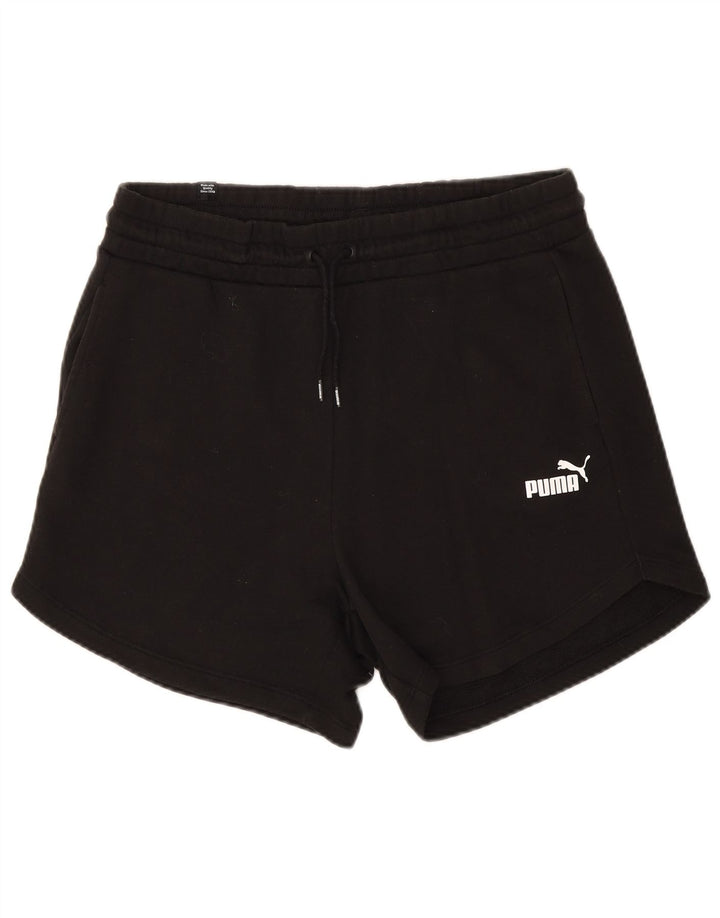 Shorts esportivos femininos Puma UK 14 grandes pretos