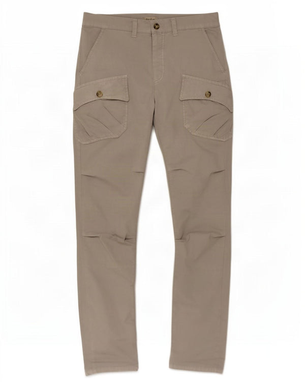 Calça cargo slim masculina vintage W31 L30 algodão cinza