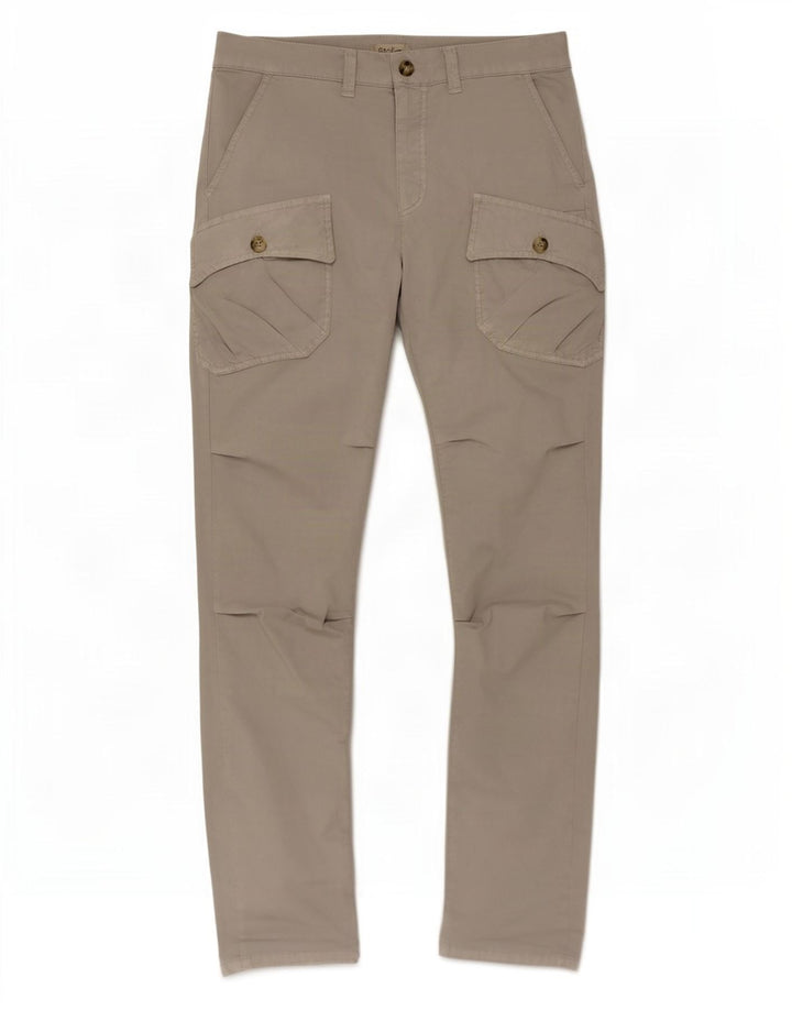 Calça cargo slim masculina vintage W31 L30 algodão cinza