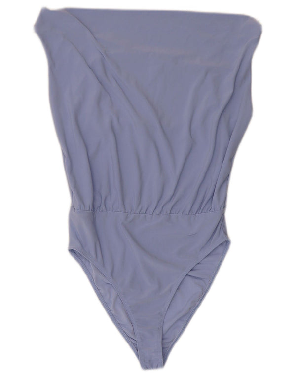 Zara Womens Swimwear UK 8 Pequeno Azul Poliéster