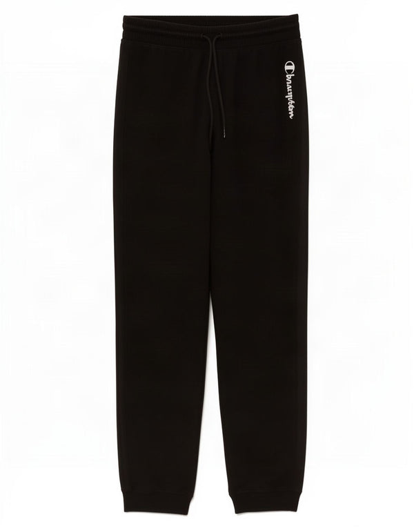 Calça de treino masculina Champion Joggers pequeno algodão preto