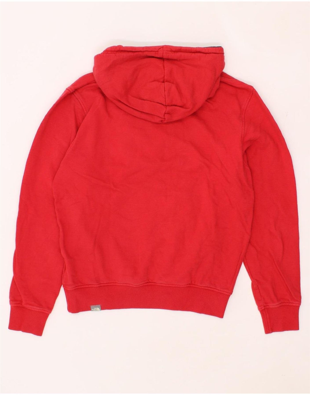 THE NORTH FACE Mens Graphic Hoodie Jumper Small Red Cotton Vintage The North Face and Second-Hand The North Face from Messina Hembry 
