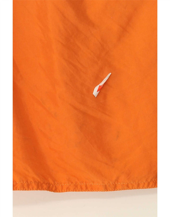 Saia feminina vintage média W28 seda laranja