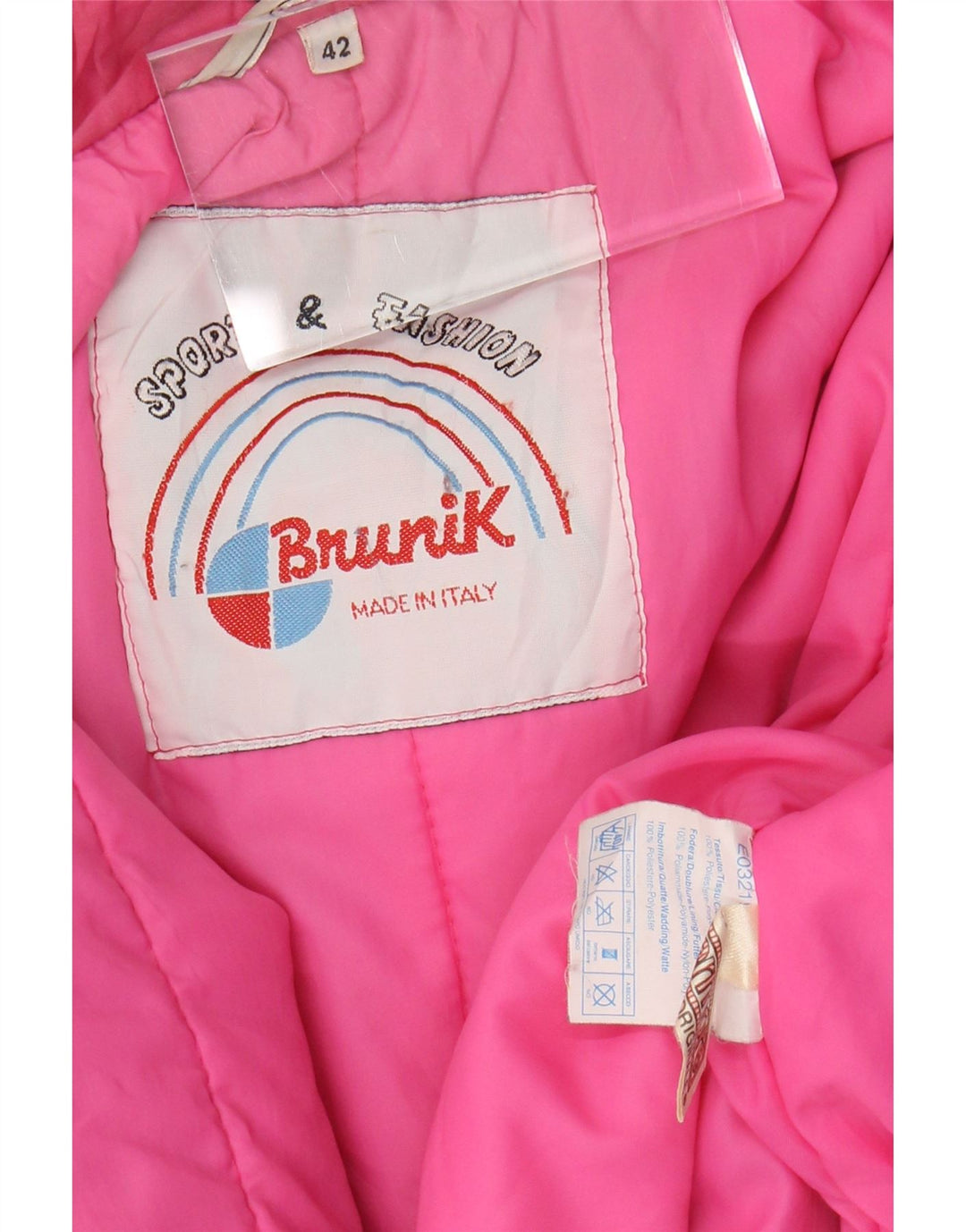 Jaqueta corta-vento feminina com capuz grande BRUNIK IT 42 médio preto