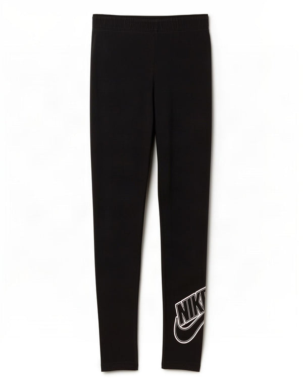 Leggings Nike Girls Graphic 13-14 Anos XL Preto Algodão