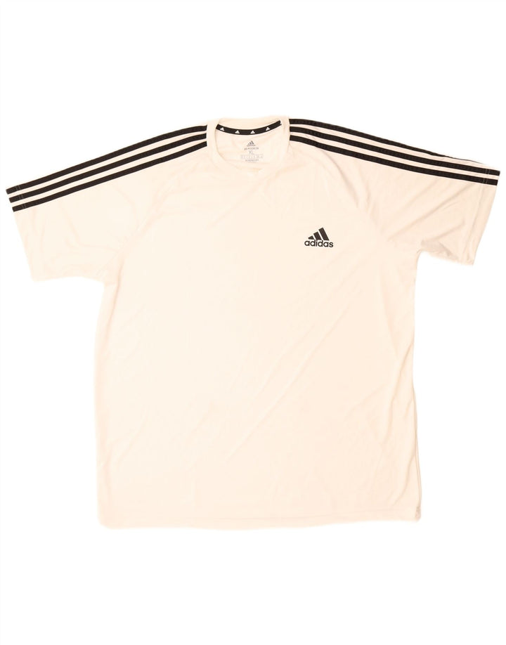 Adidas Mens Aeroready Camiseta Top XL Branco